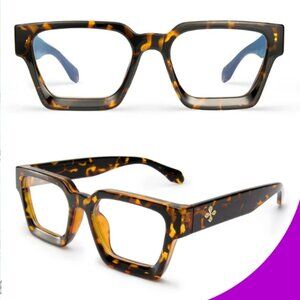 1 Pair VISOONE Blue Light Blocking Computer Glasses in Tortoise